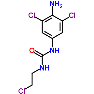3-(4-Amino-3,5-dichloro-phenyl)-1-(2-chloroethyl)ureaStructure,13908-36-6Structure 3-(4-Amino-3,5-dichloro-phenyl)-1-(2-chloroethyl)urea Structure,13908-36-6Structure