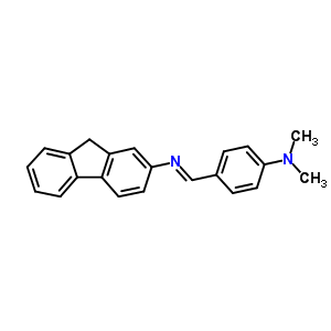 4-(9H-fluoren-2-yliminomethyl)-n,n-dimethyl-anilineStructure,13924-53-3Structure 4-(9H-fluoren-2-yliminomethyl)-n,n-dimethyl-aniline Structure,13924-53-3Structure