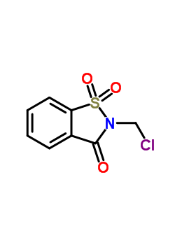 2-氯甲基-1,1-二氧代-1,2-二氫-1lambda*6*-苯并[d]異噻唑-3-酮結(jié)構(gòu)式_13947-21-2結(jié)構(gòu)式