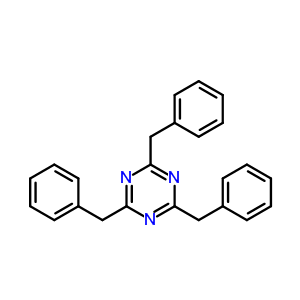 1,3,5-Triazine,2,4,6-tris(phenylmethyl)-Structure,13960-31-1Structure 1,3,5-Triazine,2,4,6-tris(phenylmethyl)- Structure,13960-31-1Structure