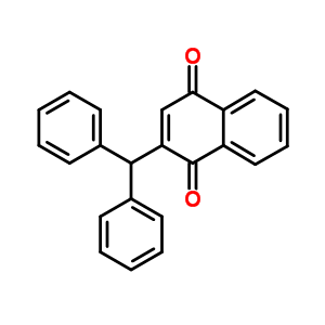 2-Benzhydrylnaphthalene-1,4-dioneStructure,14039-65-7Structure 2-Benzhydrylnaphthalene-1,4-dione Structure,14039-65-7Structure
