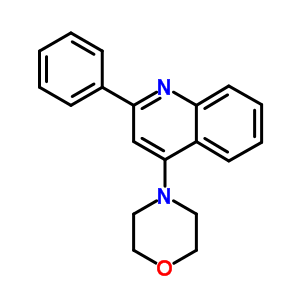 Quinoline,4-(4-morpholinyl)-2-phenyl-Structure,14281-59-5Structure Quinoline,4-(4-morpholinyl)-2-phenyl- Structure,14281-59-5Structure