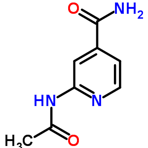 4-Pyridinecarboxamide,2-(acetylamino)-Structure,14436-36-3Structure 4-Pyridinecarboxamide,2-(acetylamino)- Structure,14436-36-3Structure