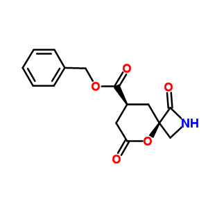 (4r,8s)-rel-1,6-二氧代-5-噁-2-氮雜螺[3.5]壬烷-8-羧酸苯甲酯結構式_144373-57-9結構式
