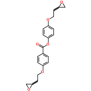 4-(2-(環(huán)氧乙烷-2-基)乙氧基)苯基 4-(2-(環(huán)氧乙烷-2-基)乙氧基)苯甲酸結(jié)構(gòu)式_146063-25-4結(jié)構(gòu)式
