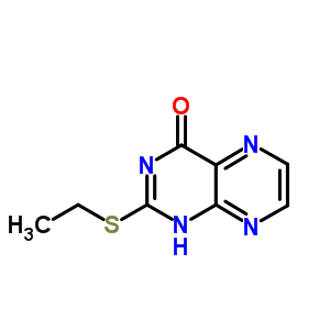 4(3H)-pteridinone,2-(ethylthio)-Structure,14684-56-1Structure 4(3H)-pteridinone,2-(ethylthio)- Structure,14684-56-1Structure