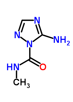 (9ci)-2-氨基-n-甲基-1H-1,2,4-噻唑-1-羧酰胺結(jié)構(gòu)式_1488-96-6結(jié)構(gòu)式