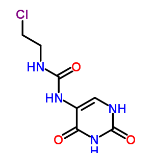 N-(2-氯乙基)-N-(1,2,3,4-四氫-2,4-二氧代-5-嘧啶)-脲結構式_14900-44-8結構式