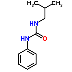 N-(2-甲基丙基)-N-苯基-脲結(jié)構(gòu)式_15054-53-2結(jié)構(gòu)式