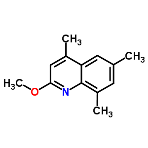 Quinoline, 2-methoxy-4,6,8-trimethyl-Structure,15113-02-7Structure Quinoline, 2-methoxy-4,6,8-trimethyl- Structure,15113-02-7Structure