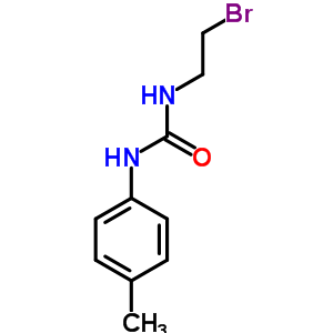 n-(2-溴乙基)-n-(4-甲基苯基)-脲結(jié)構(gòu)式_15145-44-5結(jié)構(gòu)式
