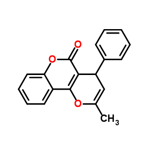Rac-2-甲基-4-苯基-4H-吡喃并[3,2-c]苯并吡喃-5-酮結(jié)構(gòu)式_15151-14-1結(jié)構(gòu)式