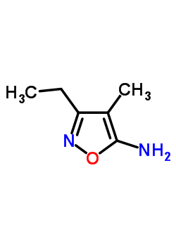 3-乙基-4-甲基異惡唑-5-胺結(jié)構(gòu)式_153458-34-5結(jié)構(gòu)式