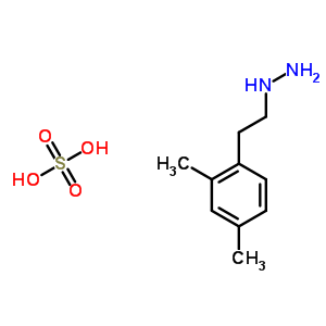 2,4-Dimethyl-beta-phenylethylhydrazine dihydrogen sulfateStructure,154-99-4Structure 2,4-Dimethyl-beta-phenylethylhydrazine dihydrogen sulfate Structure,154-99-4Structure