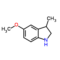 5-Methoxy-3-methyl-2,3-dihydro-1h-indoleStructure,155440-41-8Structure 5-Methoxy-3-methyl-2,3-dihydro-1h-indole Structure,155440-41-8Structure
