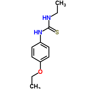 3-(4-乙氧基苯基)-1-乙基-硫代脲結構式_15863-23-7結構式