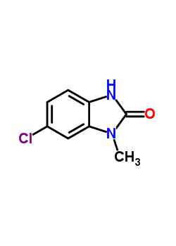 (9ci)-6-氯-1,3-二氫-1-甲基-2H-苯并咪唑-2-酮結(jié)構(gòu)式_15965-72-7結(jié)構(gòu)式