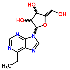 9H-purine,6-ethyl-9-b-d-ribofuranosyl-Structure,16006-62-5Structure 9H-purine,6-ethyl-9-b-d-ribofuranosyl- Structure,16006-62-5Structure