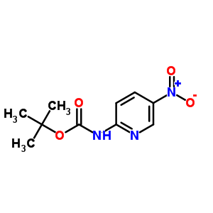 Carbamic acid, (5-nitro-2-pyridinyl)-, 1,1-dimethylethyl esterStructure,161117-88-0Structure Carbamic acid, (5-nitro-2-pyridinyl)-, 1,1-dimethylethyl ester Structure,161117-88-0Structure