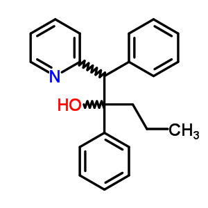 2-Pyridineethanol, a,b-diphenyl-a-propyl-Structure,16164-59-3Structure 2-Pyridineethanol, a,b-diphenyl-a-propyl- Structure,16164-59-3Structure