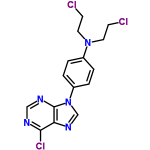 Benzenamine,n,n-bis(2-chloroethyl)-4-(6-chloro-9h-purin-9-yl)-Structure,16208-04-1Structure Benzenamine,n,n-bis(2-chloroethyl)-4-(6-chloro-9h-purin-9-yl)- Structure,16208-04-1Structure