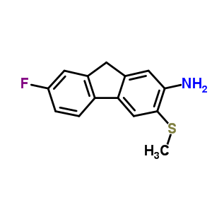 9H-fluoren-2-amine,7-fluoro-3-(methylthio)-Structure,16233-01-5Structure 9H-fluoren-2-amine,7-fluoro-3-(methylthio)- Structure,16233-01-5Structure