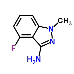 1H-Indazol-3-amine, 4-fluoro-1-methyl-Structure,162502-44-5Structure 1H-Indazol-3-amine, 4-fluoro-1-methyl- Structure,162502-44-5Structure