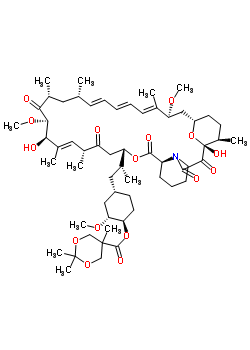 (1R,2R,4S)-4-{(2R)-2-[(1R,9S,12S,15R,16E,18R,19R,21R,23S,24E,26E,28E,30S,32S,35R)-1,18-二羥基-19,30-二甲氧基-15,17,21,23,29,35-六甲基-2,3,10,14,20-五氧代-11,36-二氧雜-4-氮雜三環(huán)[30.3.1.0<sup>4,9</sup>結(jié)構(gòu)式_162635-03-2結(jié)構(gòu)式