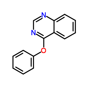 Quinazoline, 4-phenoxy-Structure,16347-97-0Structure Quinazoline, 4-phenoxy- Structure,16347-97-0Structure