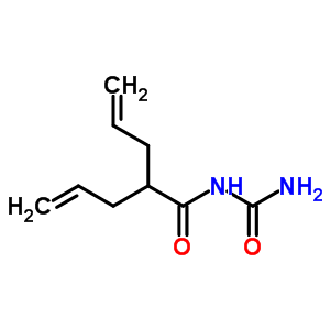 4-Pentenamide,n-(aminocarbonyl)-2-(2-propen-1-yl)-Structure,1637-27-0Structure 4-Pentenamide,n-(aminocarbonyl)-2-(2-propen-1-yl)- Structure,1637-27-0Structure