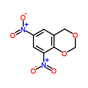 4H-1,3-benzodioxin,6,8-dinitro-Structure,16607-27-5Structure 4H-1,3-benzodioxin,6,8-dinitro- Structure,16607-27-5Structure