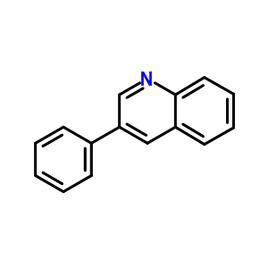 Quinoline, 3-phenyl-Structure,1666-96-2Structure Quinoline, 3-phenyl- Structure,1666-96-2Structure