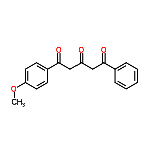 1-(4-Methoxyphenyl)-5-phenyl-1,3,5-pentanetrioneStructure,1678-17-7Structure 1-(4-Methoxyphenyl)-5-phenyl-1,3,5-pentanetrione Structure,1678-17-7Structure