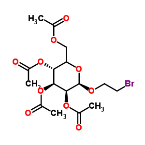 2’-Bromoethyl 2,3,4,6-tetra-o-acetyl-beta-d-glucopyranosideStructure,16977-78-9Structure 2’-Bromoethyl 2,3,4,6-tetra-o-acetyl-beta-d-glucopyranoside Structure,16977-78-9Structure