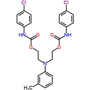 苯氨基甲酸,p-氯-, (間甲苯亞氨基)二乙烯酯 (8CI)結(jié)構(gòu)式_17683-83-9結(jié)構(gòu)式