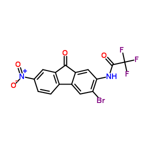 Acetamide,n-(3-bromo-7-nitro-9-oxo-9h-fluoren-2-yl)-2,2,2-trifluoro-Structure,1785-26-8Structure Acetamide,n-(3-bromo-7-nitro-9-oxo-9h-fluoren-2-yl)-2,2,2-trifluoro- Structure,1785-26-8Structure