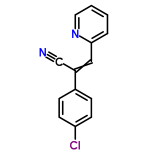 2-Pyridineacrylonitrile,a-(p-chlorophenyl)-(8ci)Structure,17999-67-6Structure 2-Pyridineacrylonitrile,a-(p-chlorophenyl)-(8ci) Structure,17999-67-6Structure
