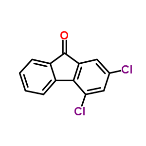 9H-fluoren-9-one,2,4-dichloro-Structure,1803-25-4Structure 9H-fluoren-9-one,2,4-dichloro- Structure,1803-25-4Structure