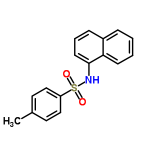 4-Methyl-n-naphthalen-1-yl-benzenesulfonamideStructure,18271-17-5Structure 4-Methyl-n-naphthalen-1-yl-benzenesulfonamide Structure,18271-17-5Structure