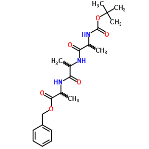2-[2-[2-(叔丁氧基羰基氨基)丙?；被鵠丙?；被鵠丙酸芐酯結(jié)構(gòu)式_18671-06-2結(jié)構(gòu)式