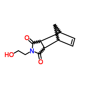 3a,4,7,7a-四氫-2-(2-羥基乙基)-4,7-甲烷-1H-異吲哚-1,3(2H)-二酮結(jié)構(gòu)式_1873-11-6結(jié)構(gòu)式