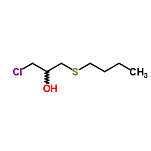2-Propanol,1-(butylthio)-3-chloro-Structure,18915-87-2Structure 2-Propanol,1-(butylthio)-3-chloro- Structure,18915-87-2Structure