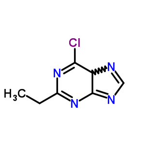 1H-purine, 6-chloro-2-ethyl-Structure,1908-23-2Structure 1H-purine, 6-chloro-2-ethyl- Structure,1908-23-2Structure