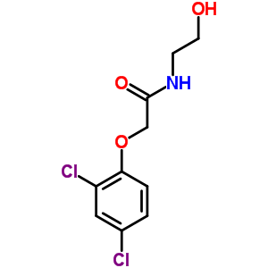 Acetamide,2-(2,4-dichlorophenoxy)-n-(2-hydroxyethyl)-Structure,19336-18-6Structure Acetamide,2-(2,4-dichlorophenoxy)-n-(2-hydroxyethyl)- Structure,19336-18-6Structure