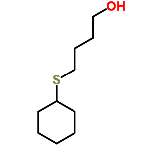 4-Cyclohexylsulfanylbutan-1-olStructure,1962-46-5Structure 4-Cyclohexylsulfanylbutan-1-ol Structure,1962-46-5Structure