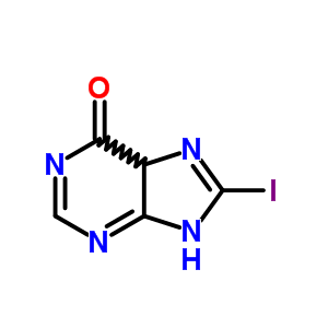 6H-purin-6-one,1,7-dihydro-8-iodo-Structure,19690-20-1Structure 6H-purin-6-one,1,7-dihydro-8-iodo- Structure,19690-20-1Structure