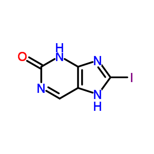 2H-purin-2-one,3,9-dihydro-8-iodo-Structure,19716-24-6Structure 2H-purin-2-one,3,9-dihydro-8-iodo- Structure,19716-24-6Structure