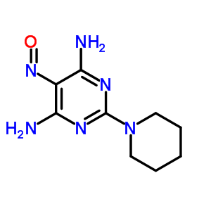 5-Nitroso-2-(1-piperidyl)pyrimidine-4,6-diamineStructure,19791-46-9Structure 5-Nitroso-2-(1-piperidyl)pyrimidine-4,6-diamine Structure,19791-46-9Structure