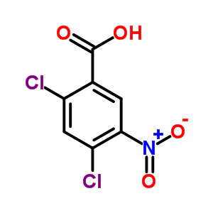2,4-Dichloro-5-nitrobenzoic acidStructure,19861-62-2Structure 2,4-Dichloro-5-nitrobenzoic acid Structure,19861-62-2Structure