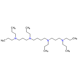 N,N-雙[3-(二丙基氨基)丙基]-N,N-二丙基-丁烷-1,4-二胺結(jié)構(gòu)式_20224-27-5結(jié)構(gòu)式